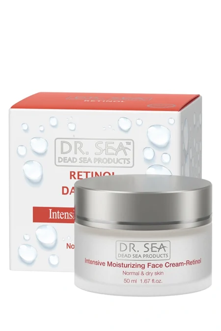 Intensive Moisturizing Face Cream - Retinol For Normal And Dry Skin (Dr.Sea) 1