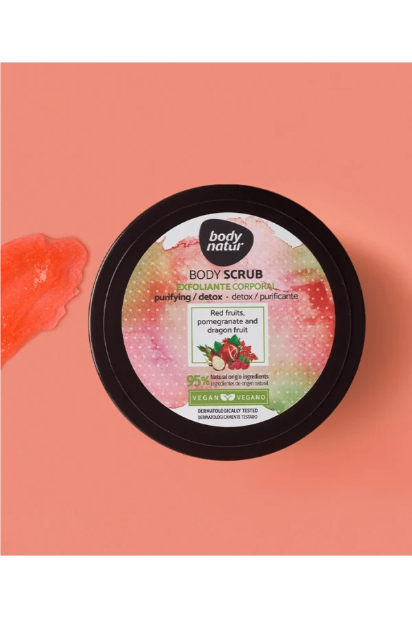 Body Scrub - Red Fruits, Pomegranate And Dragon Fruit (Body Natur) 1