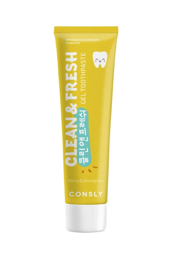 Clean &amp; Fresh Honey &amp; Lemongrass Gel Toothpaste (Consly)