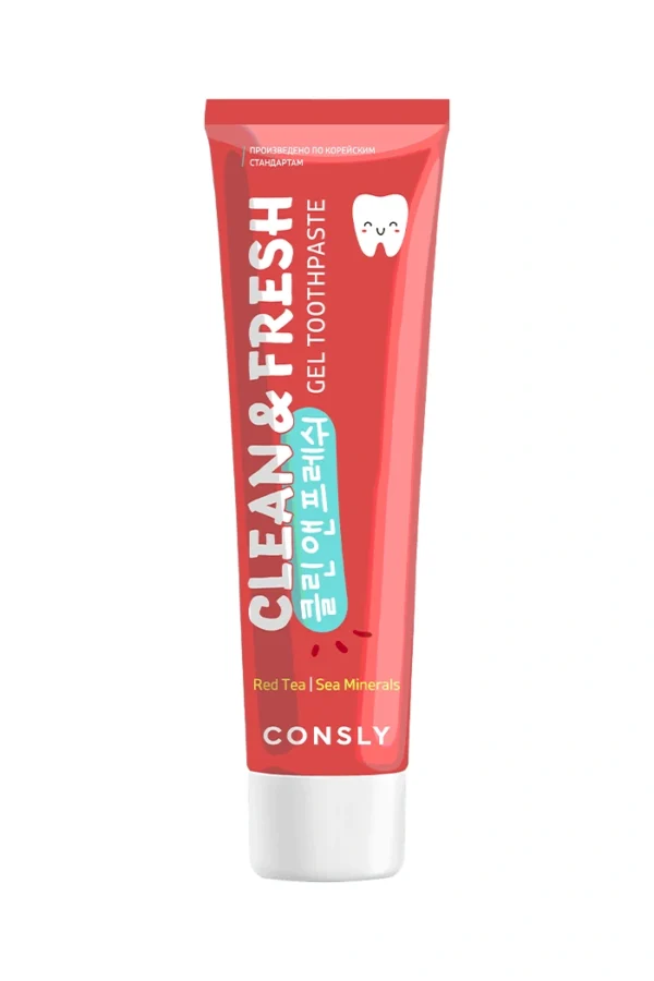 Clean &amp; Fresh Red Tea &amp; Sea Minerals Gel Toothpaste (Consly)