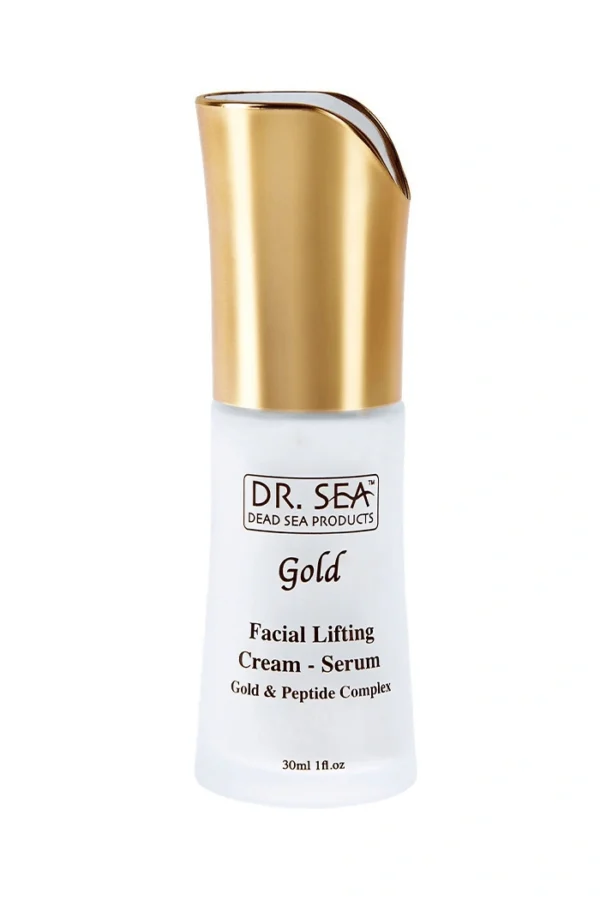 Facial Lifting Cream-Serum - Gold &amp; Peptide Complex (Dr.Sea)