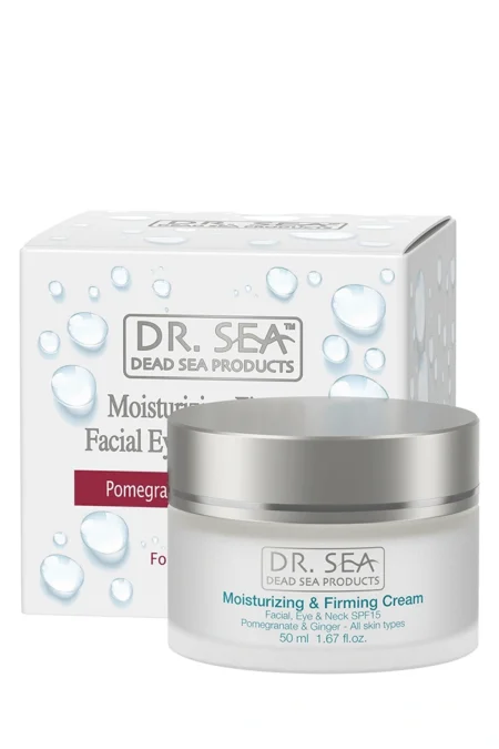 Moisturizing Firming Facial Eye &amp; Neck Cream - Pomegranate &amp; Ginger SPF 15 (Dr.Sea) 1