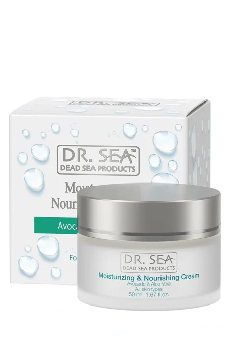 Moisturizing &amp; Nourishing Face Cream - Avocado &amp; Aloe Vera (Dr.Sea) 1