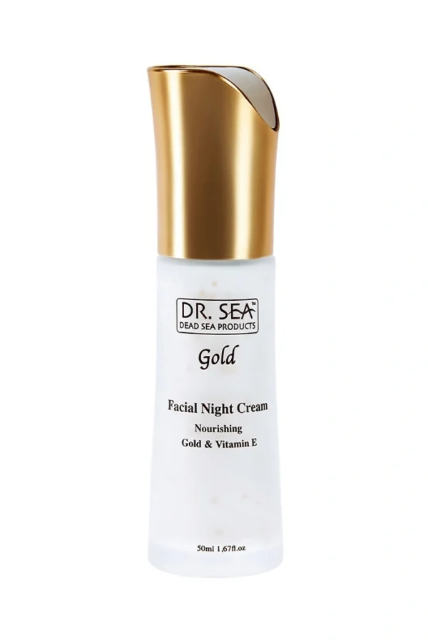 Nourishing Facial Night Cream - Gold &amp; Vitamin E (Dr.Sea)