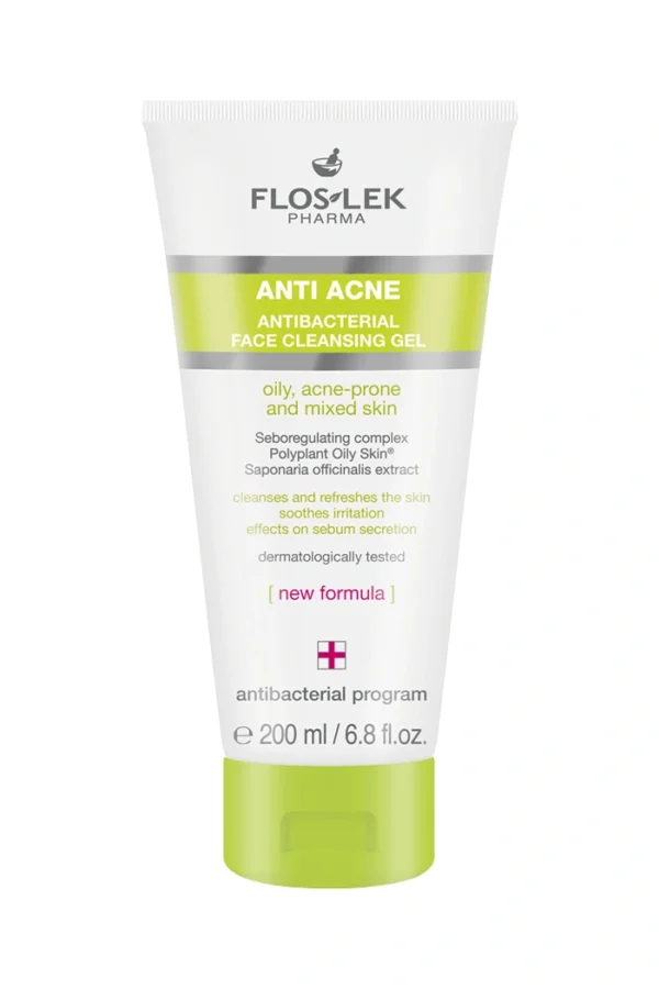 Anti-Acne Antibacterial Face Cleansing Gel (Floslek)