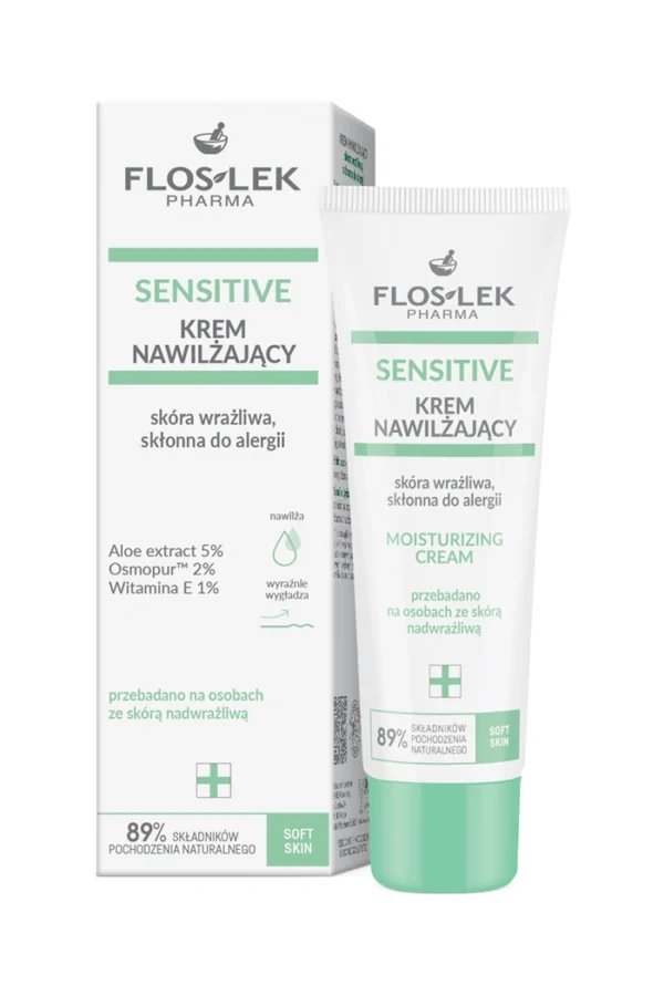 Moisturizing Cream For Sensitive Skin (Floslek) 1