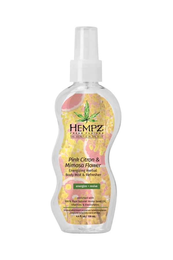 Pink Citron &amp; Mimosa Flower Energizing Herbal Body Mist &amp; Refresher (Hempz)