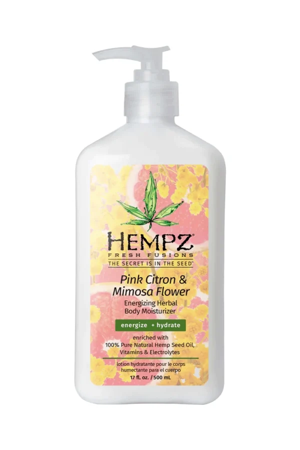 Pink Citron &amp; Mimosa Flower Energizing Herbal Body Moisturizer (Hempz)