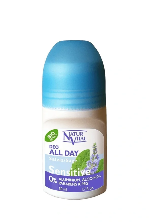 Sensitive All Day Deodorant Sage (Natur Vital)