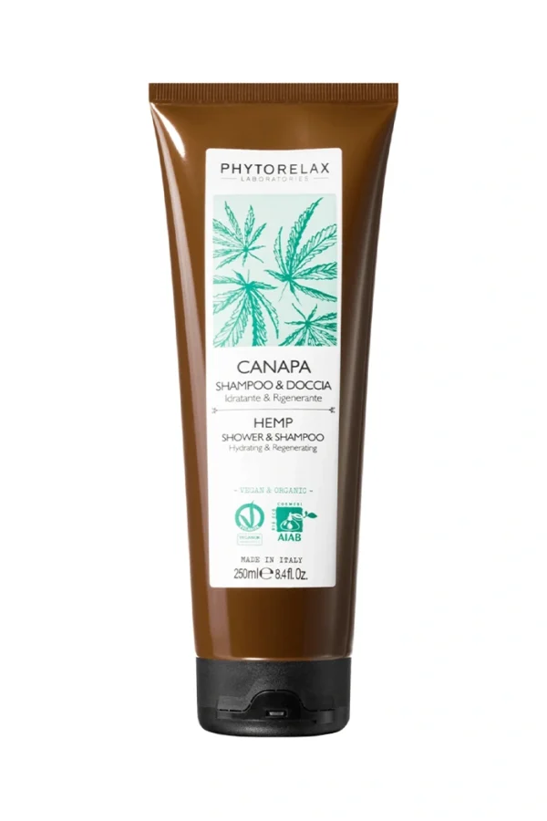 Hemp Shower Shampoo Hydrating &amp; Regenerating (Phytorelax)