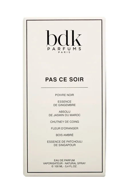 Pas ce Soir (BDK Parfums) 2