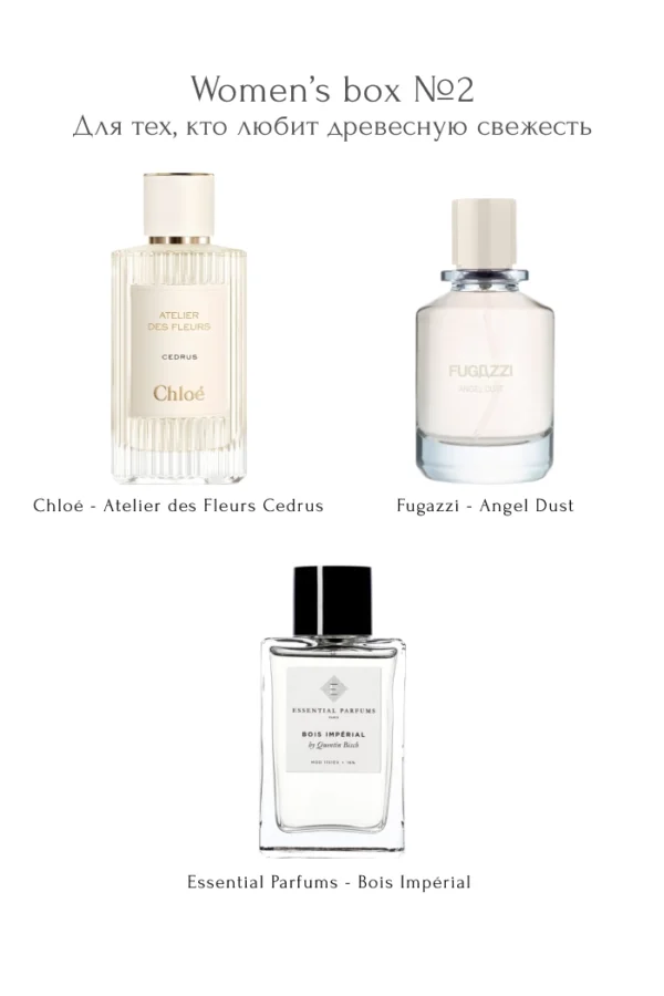 Women’s box №2 Для тех, кто любит древесную свежесть